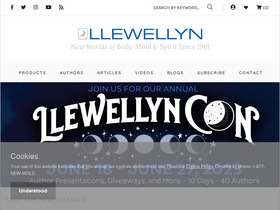 'llewellyn.com' screenshot