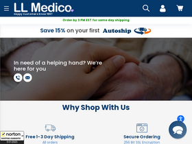'llmedico.com' screenshot