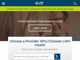 'lmh.org' screenshot