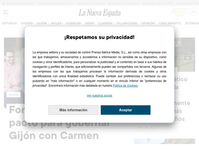 'lne.es' screenshot