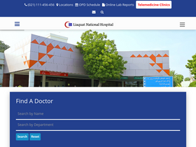 'lnh.edu.pk' screenshot