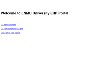 'lnmuniversity.com' screenshot