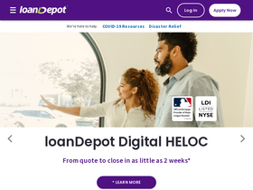 'loandepot.com' screenshot