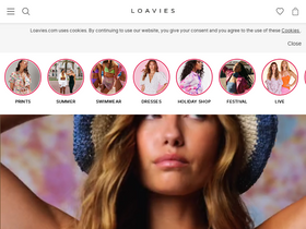 'loavies.com' screenshot