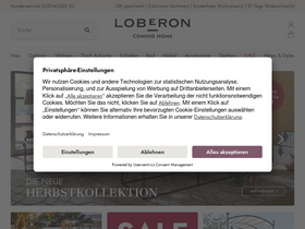 'loberon.at' screenshot