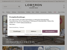 'loberon.de' screenshot