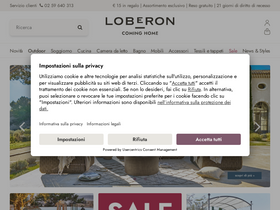 'loberon.it' screenshot