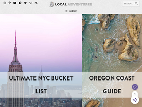 'localadventurer.com' screenshot