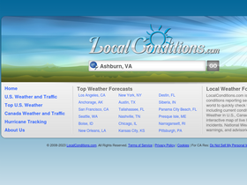 'localconditions.com' screenshot