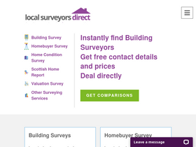 'localsurveyorsdirect.co.uk' screenshot