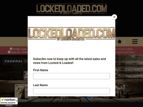 'lockedloaded.com' screenshot
