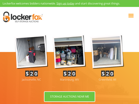 'lockerfox.com' screenshot