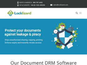 'locklizard.com' screenshot