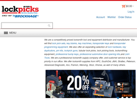 'lockpicks.com' screenshot