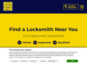 'locksmiths.co.uk' screenshot