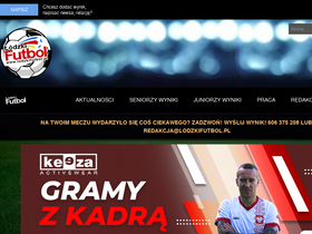 'lodzkifutbol.pl' screenshot