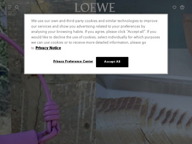 'loewe.com' screenshot