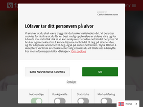 'lofavor.no' screenshot