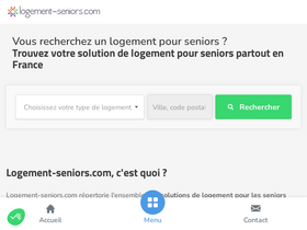 'logement-seniors.com' screenshot