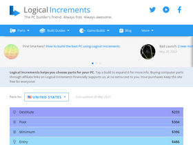 'logicalincrements.com' screenshot