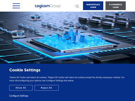 'logicom.net' screenshot