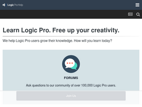 'logicprohelp.com' screenshot