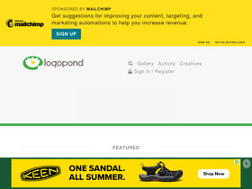'logopond.com' screenshot