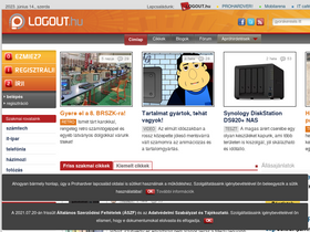 'logout.hu' screenshot