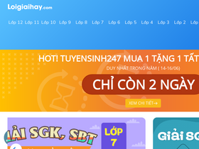 'loigiaihay.com' screenshot