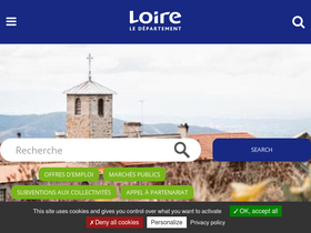 'loire.fr' screenshot