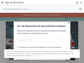'lojadafarmacia.com' screenshot