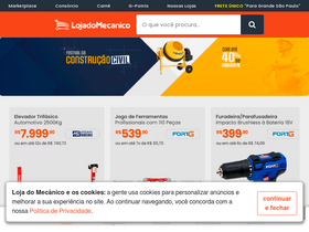 'lojadomecanico.com.br' screenshot