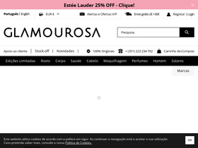 'lojaglamourosa.com' screenshot