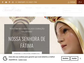 'lojaterracotta.com.br' screenshot