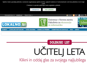 'lokalno.si' screenshot