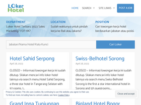 'lokerhotel.com' screenshot