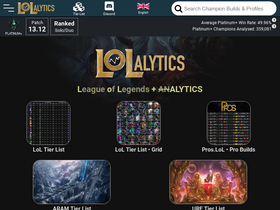 'lolalytics.com' screenshot