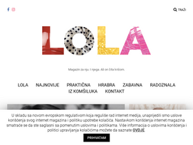 'lolamagazin.com' screenshot