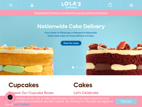 'lolascupcakes.co.uk' screenshot