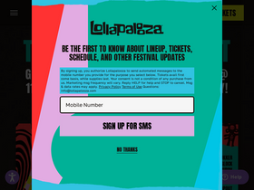'lollapalooza.com' screenshot