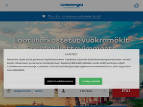 'lomarengas.fi' screenshot