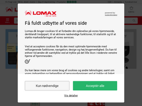 'lomax.dk' screenshot