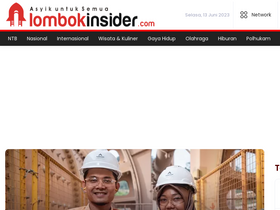 'lombokinsider.com' screenshot