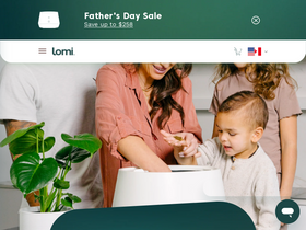'lomi.com' screenshot