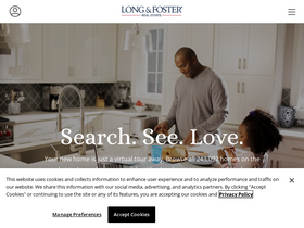 'longandfoster.com' screenshot