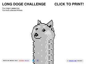 'longdogechallenge.com' screenshot