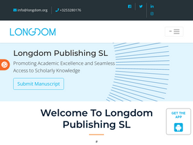 'longdom.org' screenshot