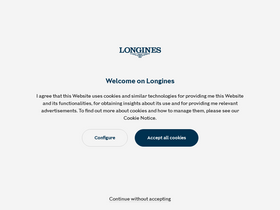 'longines.com' screenshot