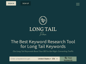 'longtailpro.com' screenshot