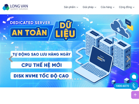 'longvan.net' screenshot